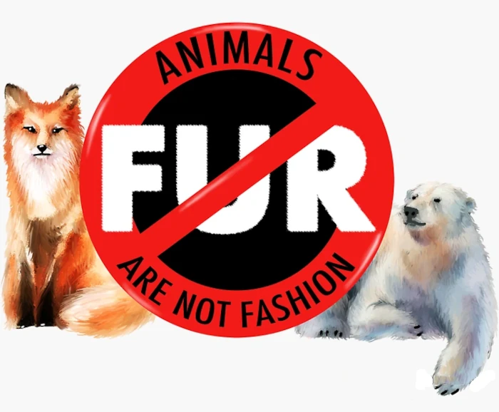 Vegan message sticker: